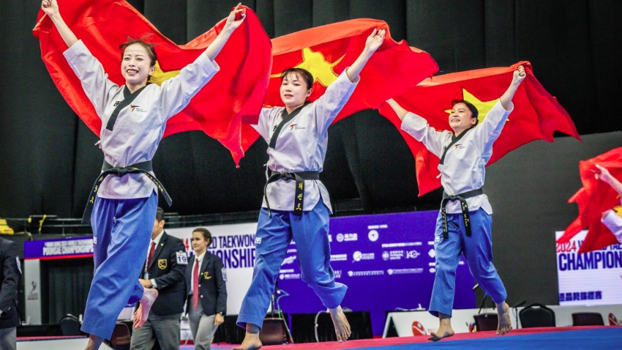 Vietnamese Taekwondo athletes take second gold at global championships